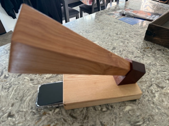 Cell Phone Speaker Handmade Wooden